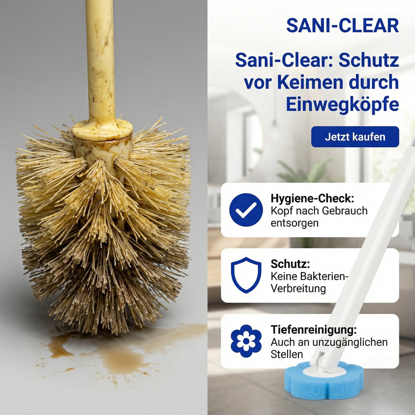 Sani-Clear - Schütze Deine Familie von Keimen und Bakterien