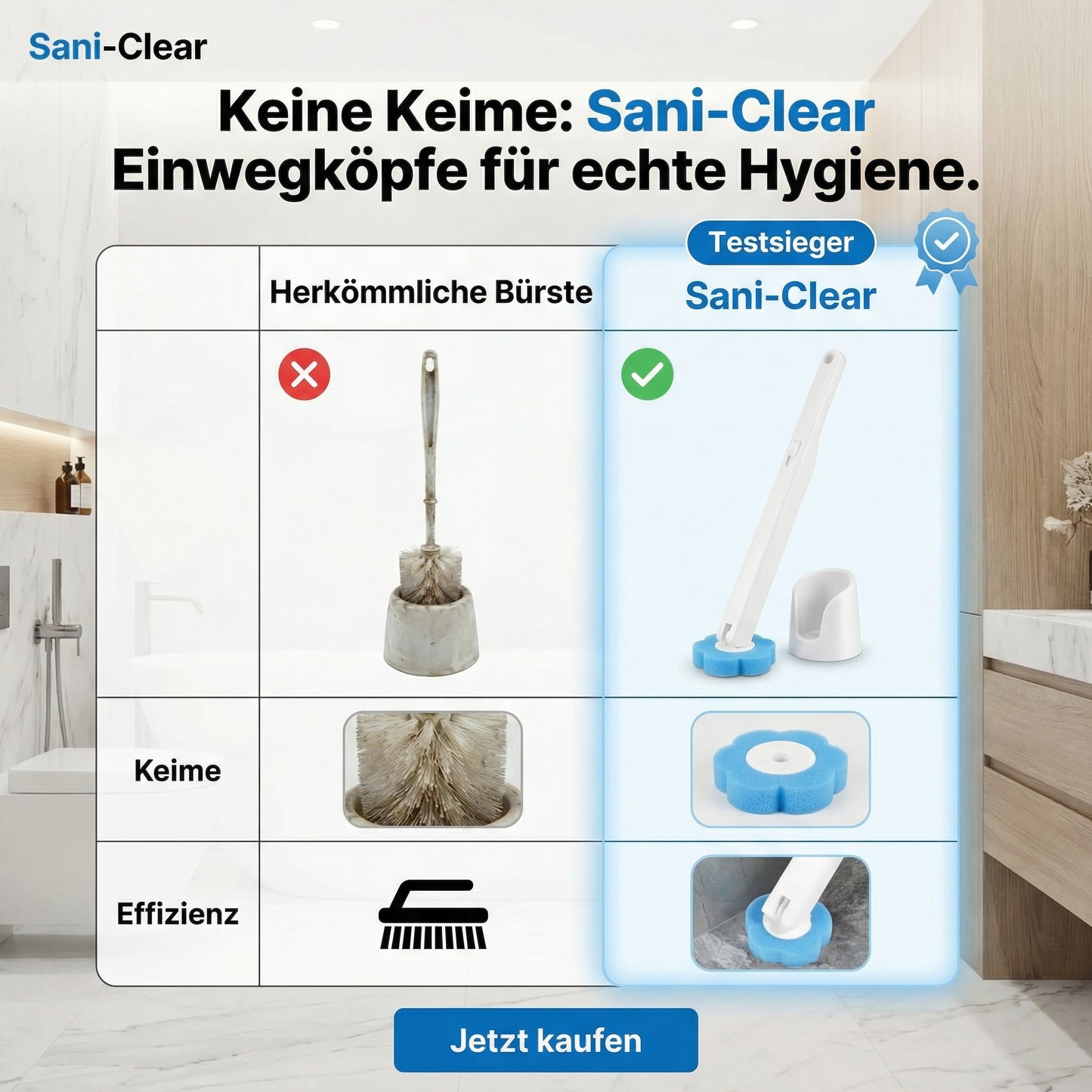 Sani-Clear - Schütze Deine Familie von Keimen und Bakterien