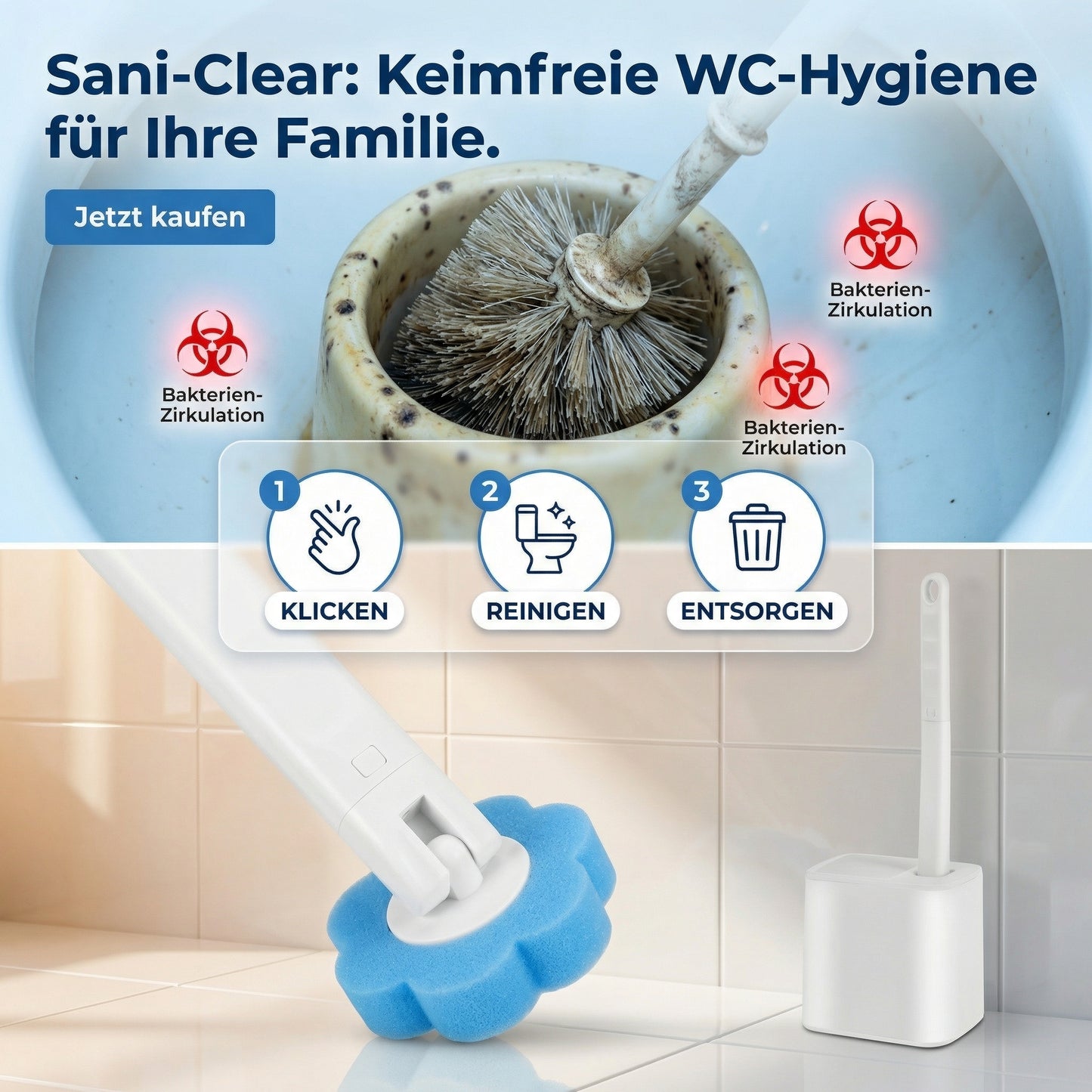 Sani-Clear - Schütze Deine Familie von Keimen und Bakterien
